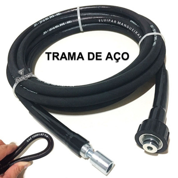 5mt. Mangueira Aço Lava Jato Electrolux Power Wash 1800 Plus 0