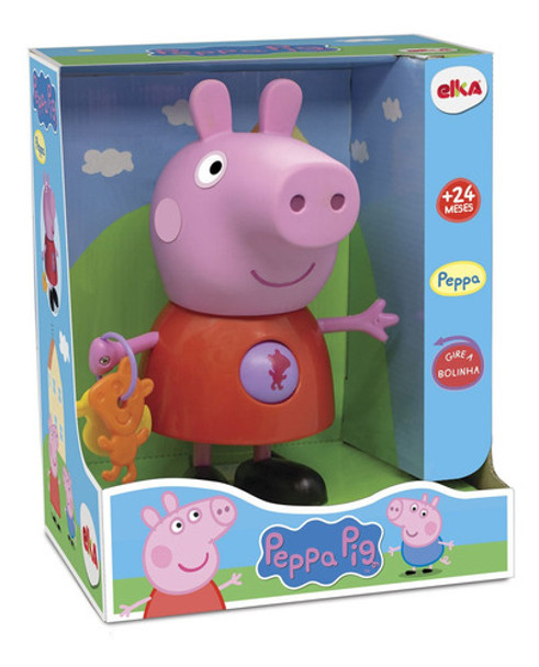Boneca Peppa Pig Peppa Com Atividades Elka 0