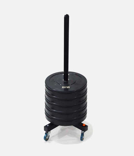 Pino Porta Discos Bumpers Mir Con Ruedas 0