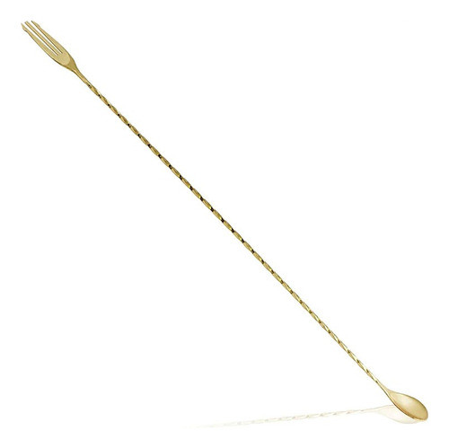 Cuchara Refrescar 50 Cms. Torneada Tridente Barman Bartend 0