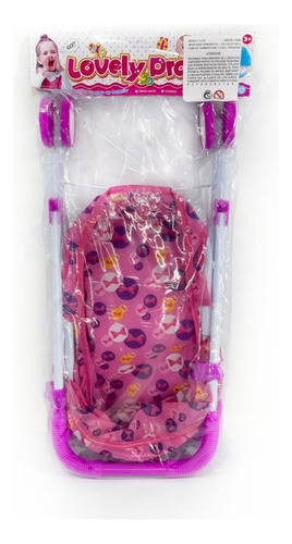 Carrito Para Muñeca Reforzado Importado Moñitos 0