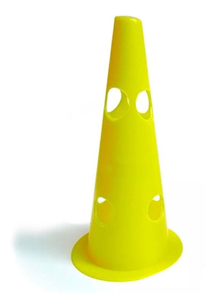 Conos 30cm X5 Uni C/agujeros Ranurado Rígido Entrenamiento C 0