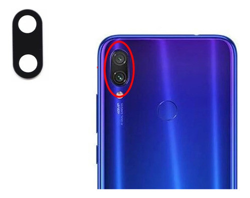 Repuesto Vidrio Cámara Compatible Con Xiaomi Redmi 7 Note 7 0