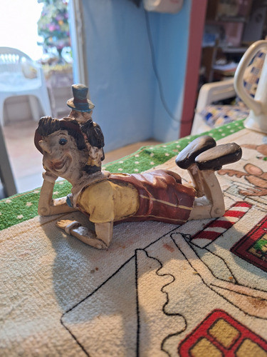 Antiguo Juguete O Adorno En Cerámica De Pinocho 0