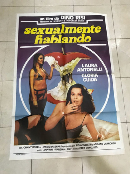 Antiguo Afiche De Cine Orig. C/ Laura Antonelli-envio 0 Antiguo Afiche De Cine Orig. C/ Laura Antonelli-envio 0