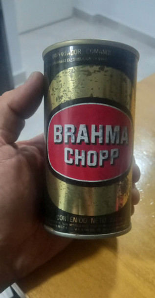 B-antigua Lata Vacia De Cerveza Brahma Chopp 350 Cc En Chapa 0