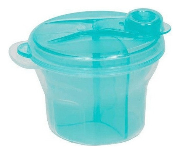 Pote Dosador Leite Em Pó Fórmula 3 Divisões Azul Buba 0