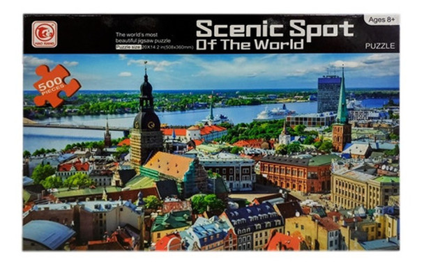 Puzzle 500 Pzs Riga Letonia 88039 1584473 Shine 0