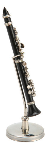 Réplica De Clarinete Em Miniatura Com Suporte E Estojo Mini 0