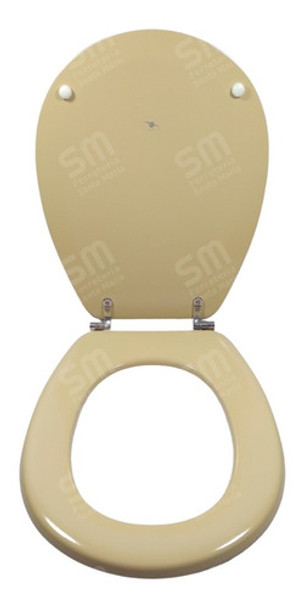 Asiento Inodoro Derpla Cromo Compatible C/ Pilar Champagne 0