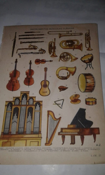 Lamina Instrumentos Musicales Clasicos Sacabuche Clarinete 0 Lamina Instrumentos Musicales Clasicos Sacabuche Clarinete 0