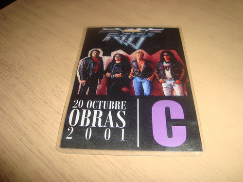 Riff - Pase Credencial - Año 2001 - Obras 0