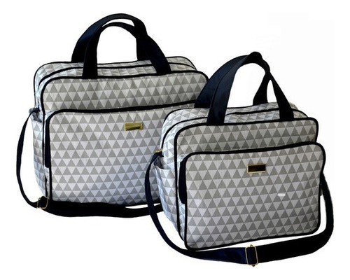 Kit Bolsa Maternidade _  Enxoval Mala Bebê Triângulo_ 2 Pçs 0