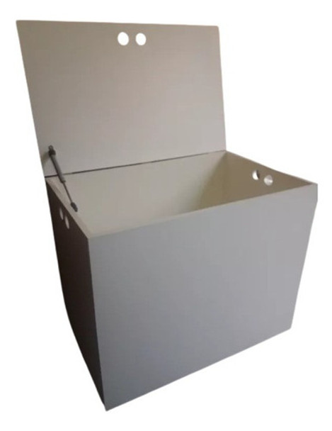 Cajon Cubo Guardado Juguetes Con Tapa Pistón Y Ruedas 0