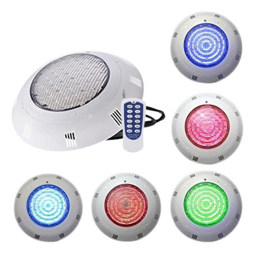 Foco Piscina Rgb 12v 24w 30cm Diam X 7cm Alto Swim_002 0