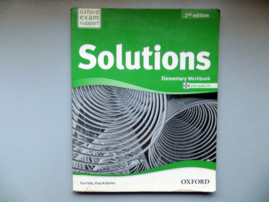 Oxford Solutions Elementary Workbook 2nd Edition Without Cd