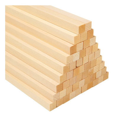 Todo Varillas Square Wooden Rod 20x20mm x 100u