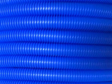 Antillama Blue Corrugated Pipe 25mm Roll of 50 Meters