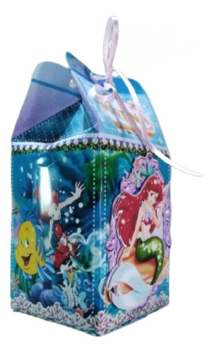 10 3D Ariel Little Mermaid Milk Box