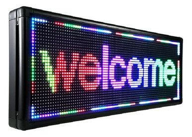 Led Multicolor Digital Programmable Sign 1 Meter Indoor