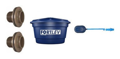 Fortlev 1000L Water Tank Kit with Flanges 25/50mm Float