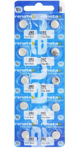 Renata 393 SR754W Knoopcel / Horloge Batterij Swiss, 1,55 V, 10 stuks
