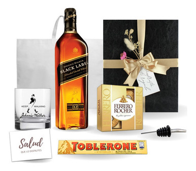 Johnnie Walker Black Label Box Whisky + Complements