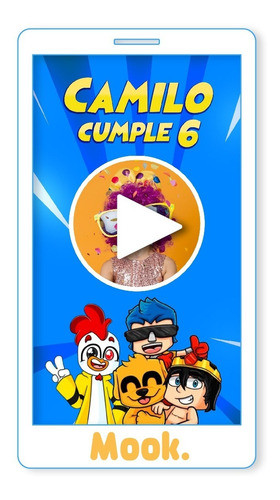 Mook Animation Mook Los Compas Video Invitation Animated Digital Birthday