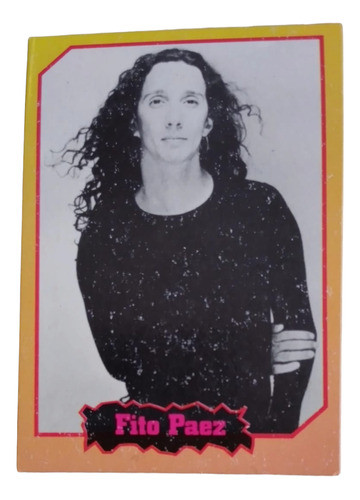 Rock Cards Fito Paez Letter