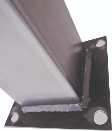 Rust Columns 2 Manos Square Iron Anti-Rust Columns with Cap and Plate 60x60 mm