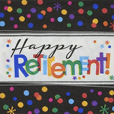 Amscan „Happy Retirement“-Halsketten – 6 Stück, Bunt, Kunststoff-Perlen, Für Ruhestandsparty & Deko