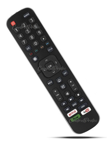 Noblex EN2CF27 Smart TV Remote Control with Flow, Netflix & YouTube
