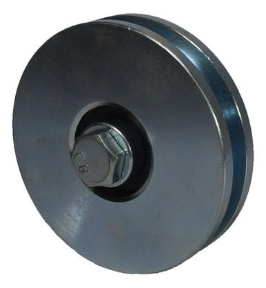 RH Steel Channel Wheel 100mm for Square Gates