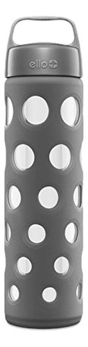 Ello Pure BPA-Free Glass Water Bottle with Lid, Fizz