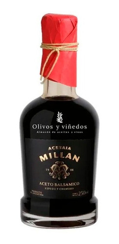 調味料・料理の素・油 ACETAIA MILLAN ACETO BALSAMICO 250ml Acetaia Millán Premium Balsamic Vinegar 250 Ml Aged in Oak