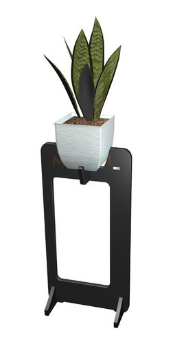 DiseñosMilan Minimalist Plant Stand + Owen N20 Planter - Adjustable Minimalist Plant Stands