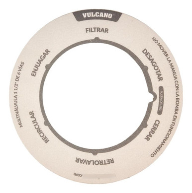 Vulcano 6-Way Multivalve Label