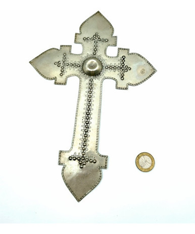 Alpaca Cross Antique Alpaca Crucifix Cross M3 - Religion