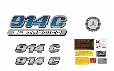 Mercedes Benz 914 C Complete Resin Sticker Kit
