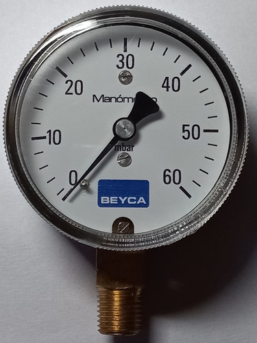 Beyca Manometer Low Pressure 0-60mbar 1/4