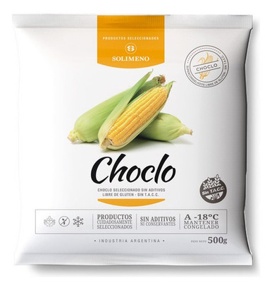 Solimeno Frozen Corn Grains 500g Gluten-Free