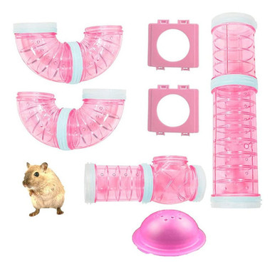 Picture of Generic Transparent Hamster Cage Tunnel Set