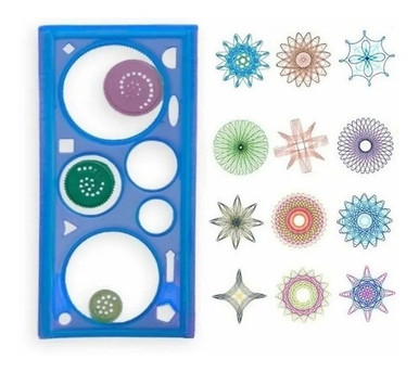 Yo Sí Puedo Spirograph Ruler for Kids - Creativity and Fine Motor Skills