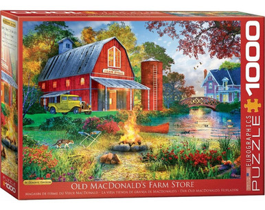 Eurographics Puzzle "Morning Campfire" – 1000 Teile, Aus Recyceltem Karton, Für Die Ganze Familie