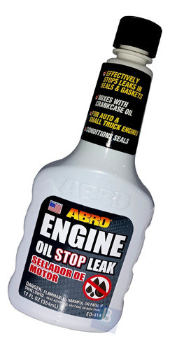 Abro Oil Stop Leak Engine E0-414 Eliminates Oil Leaks
