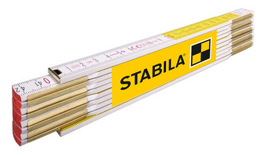 Stabila 2 Meters Wooden Meter Stick