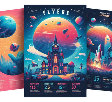 AC Promo 5000 Colorful Flyers Brochures 10x14 Front 80g