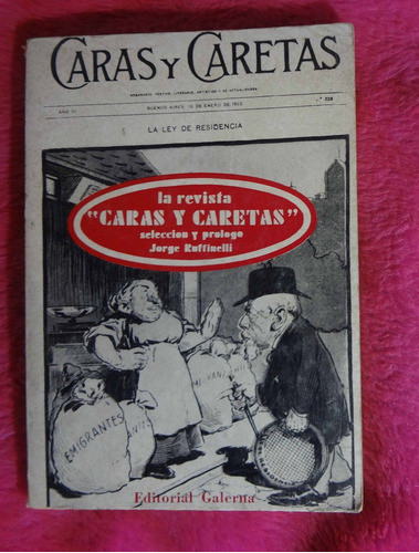 Caras Y Caretas La Revista Sel Y Prologo Jorge Ruffinelli