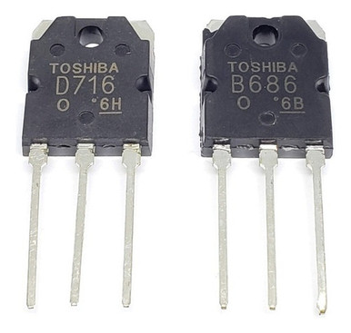 Toshiba Par Transistor 2SD716 D716 2SB686 B686 Original