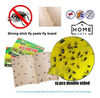 Renkai X10 Adhesive Insect Trap for Flies, Cockroaches, and Rodents